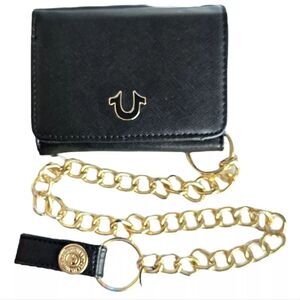 **DO NOT BUY--SOLD**True Religion Trifold Wallet With Chain